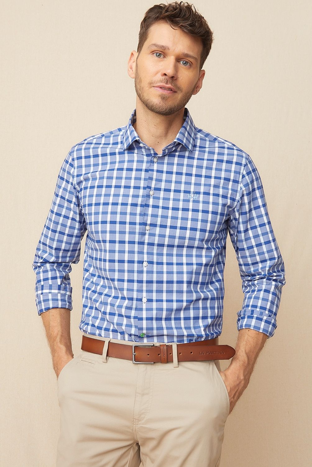LA MARTINA - Camisa Manga Larga Check Hombre La Martina
