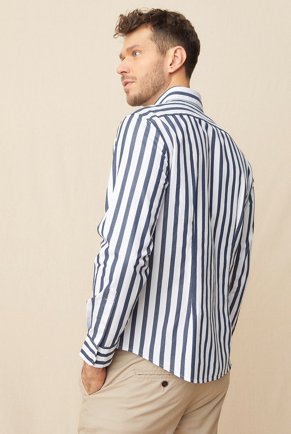LA MARTINA - Camisa Manga Larga Casual Slim Fit Hombre La Martina