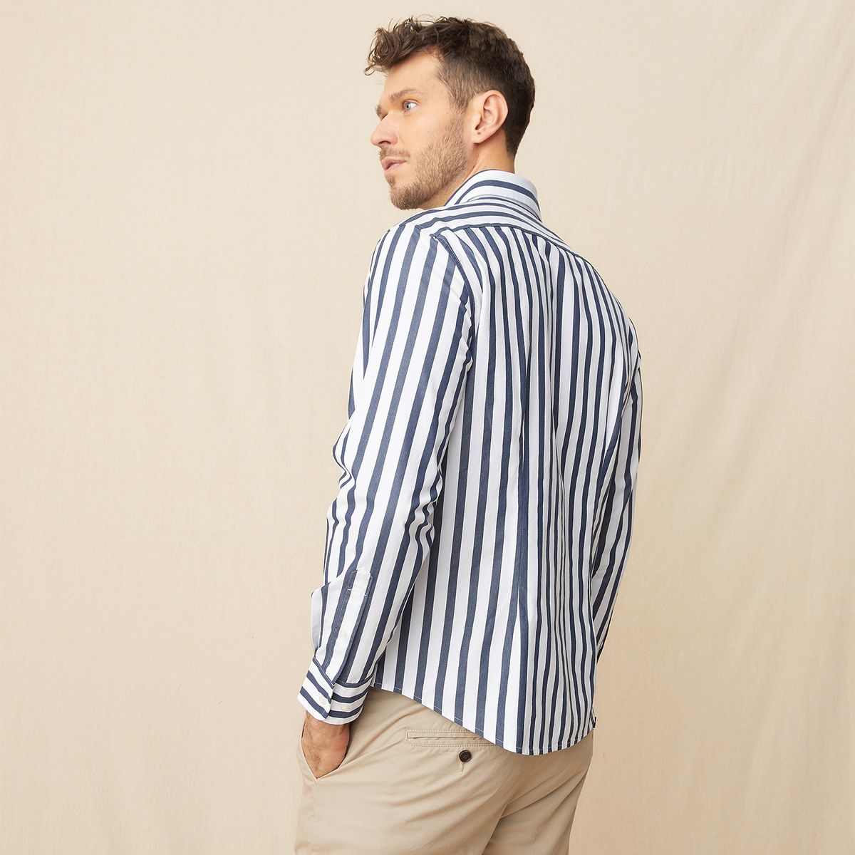 LA MARTINA - Camisa Manga Larga Casual Slim Fit Hombre La Martina