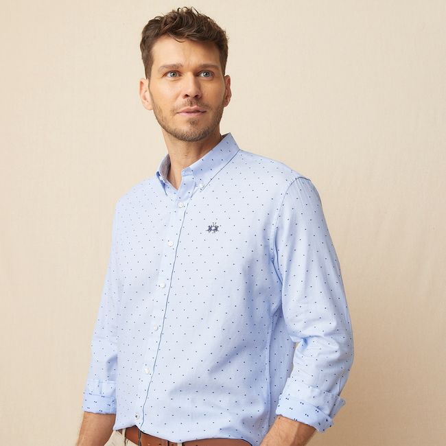 LA MARTINA - Camisa Manga Larga Casual Regular Fit Hombre La Martina