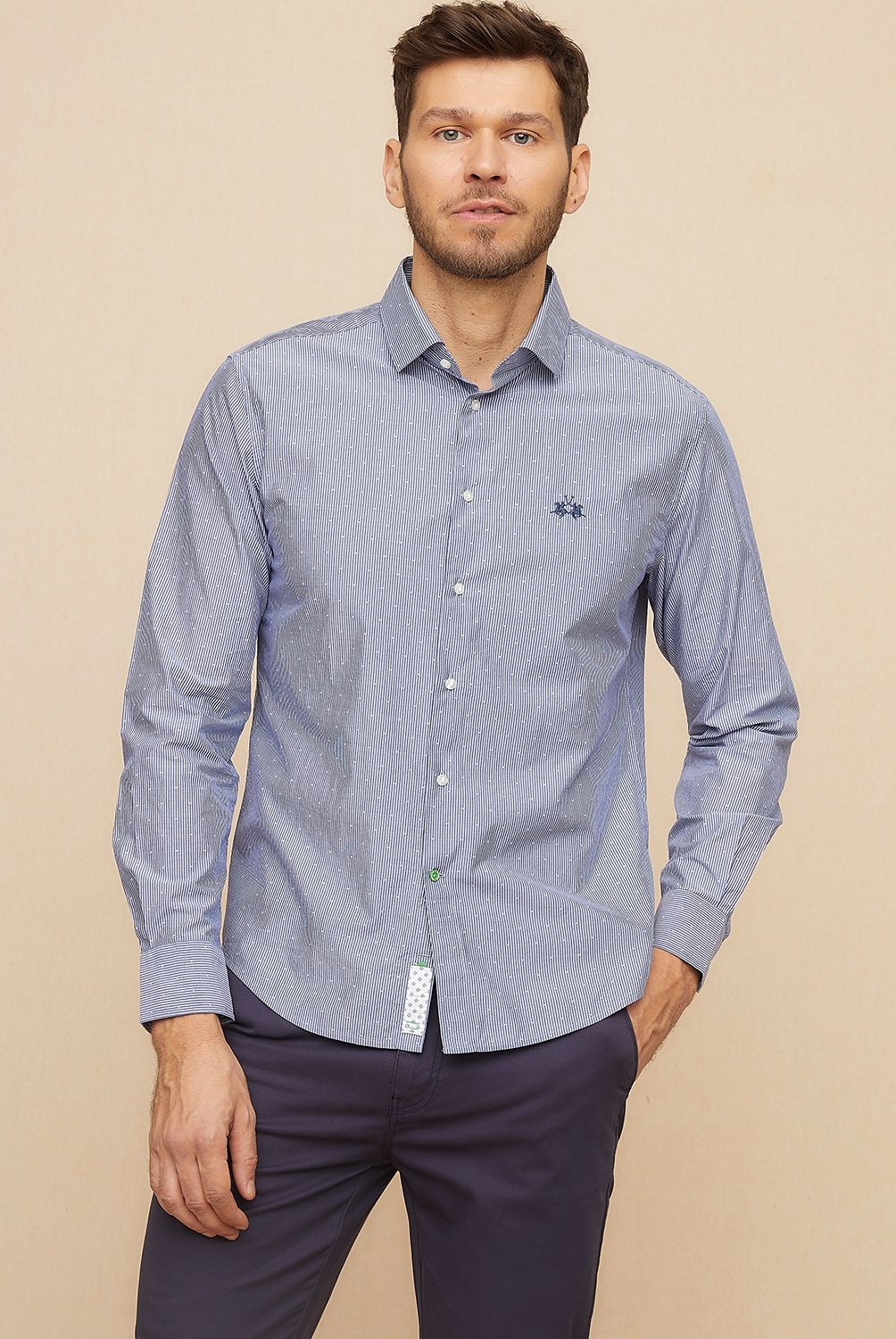 LA MARTINA - Camisa Manga Larga Slim Fit Hombre La Martina