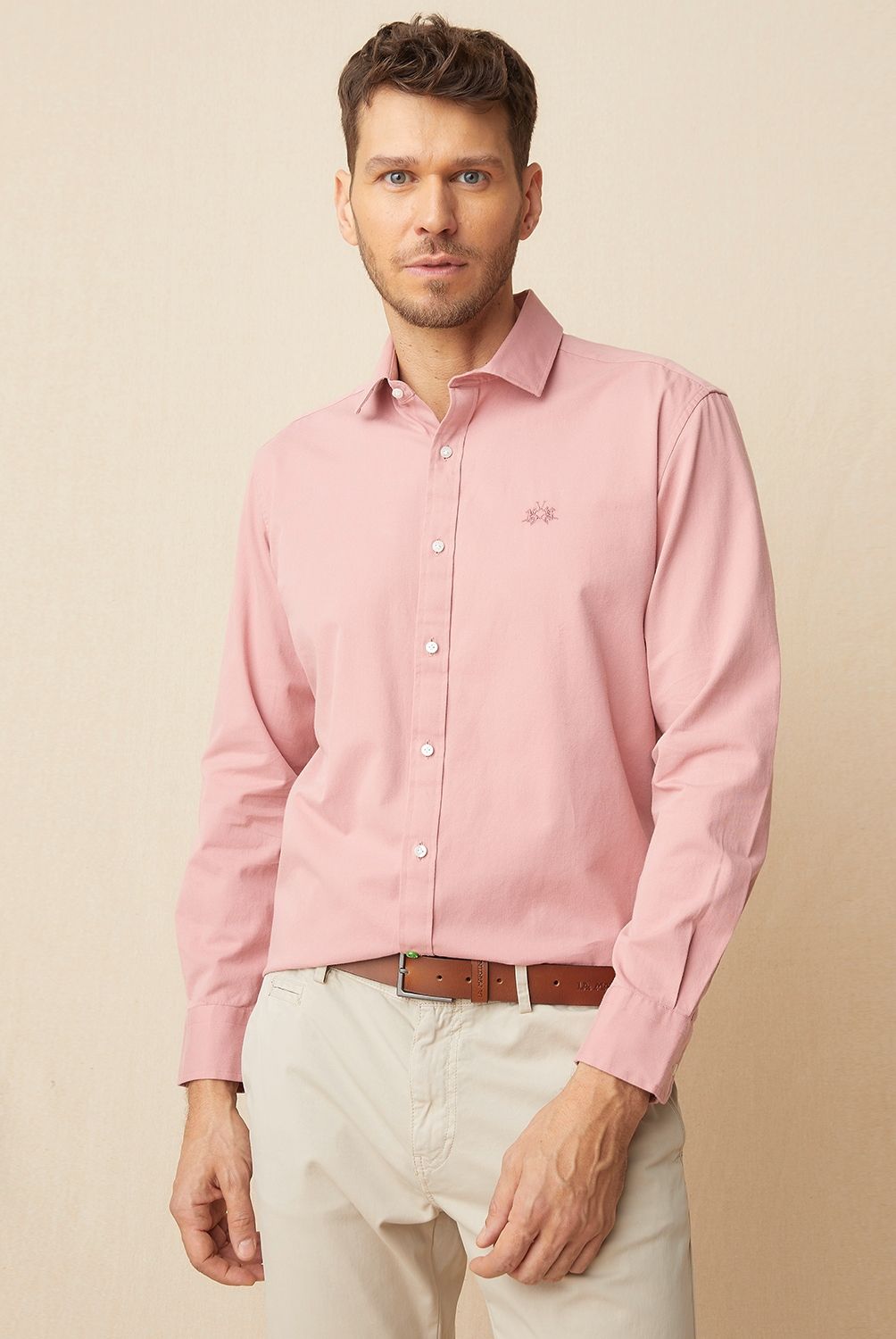 LA MARTINA - Camisa Manga Larga Casual Regular Fit Hombre La Martina