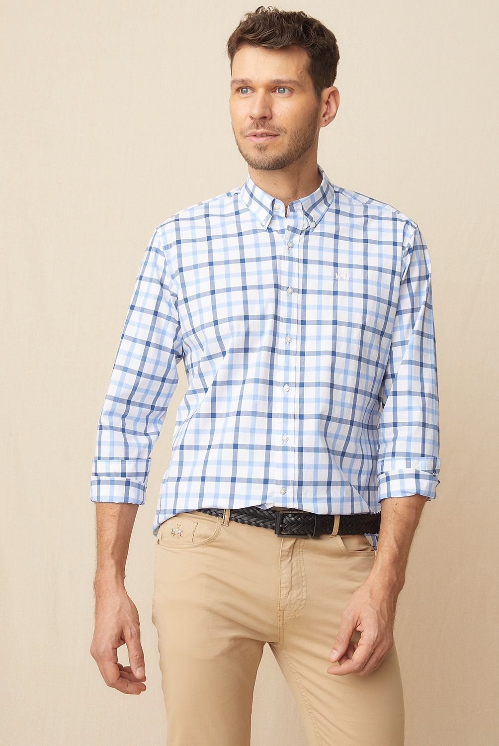 LA MARTINA - Camisa Manga Larga Casual Regular Fit Hombre La Martina
