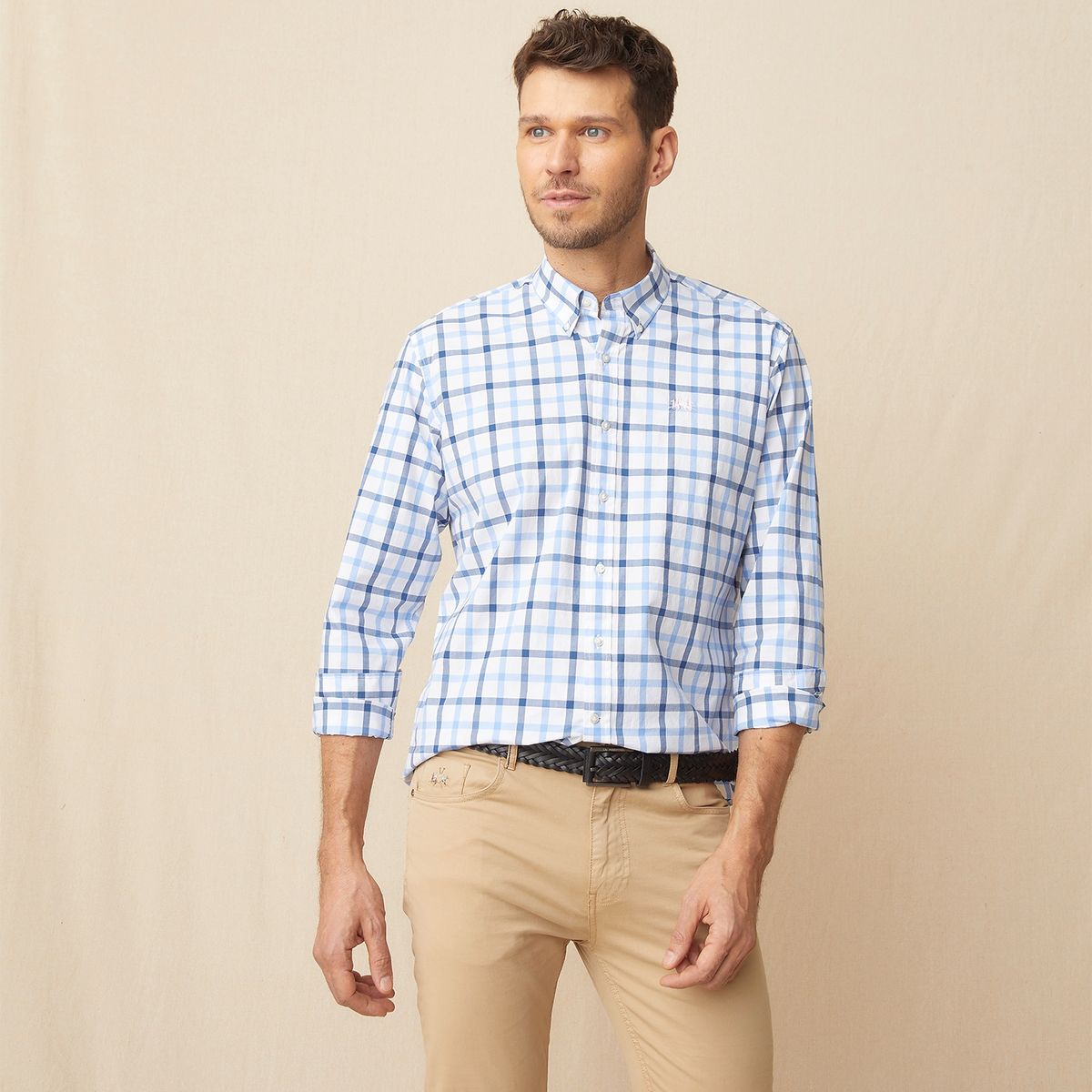 LA MARTINA - Camisa Manga Larga Casual Regular Fit Hombre La Martina
