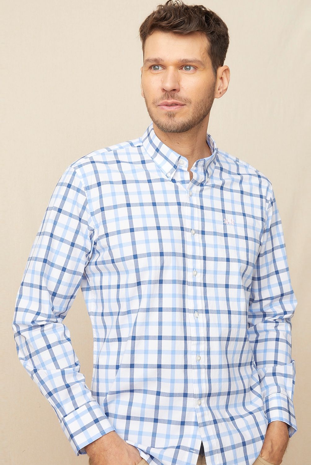 LA MARTINA - Camisa Manga Larga Casual Regular Fit Hombre La Martina