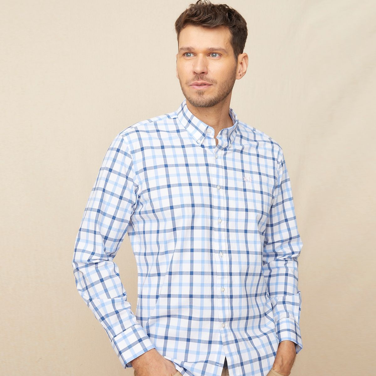 LA MARTINA - Camisa Manga Larga Casual Regular Fit Hombre La Martina