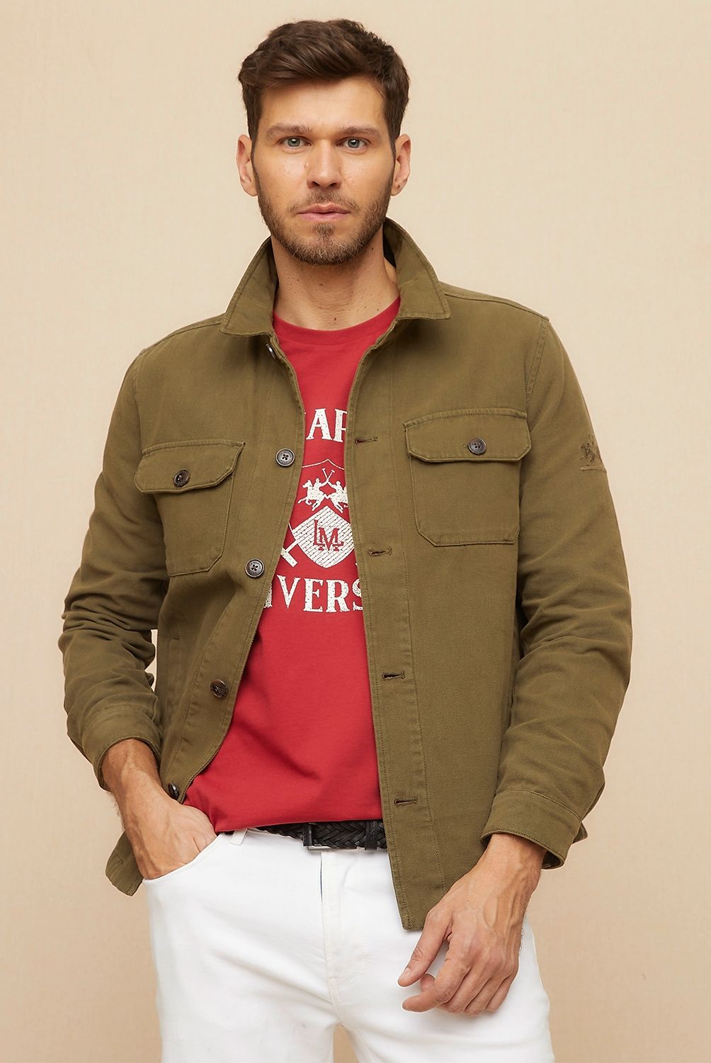 LA MARTINA - Chaqueta Sport Casual Regular Fit Hombre La Martina