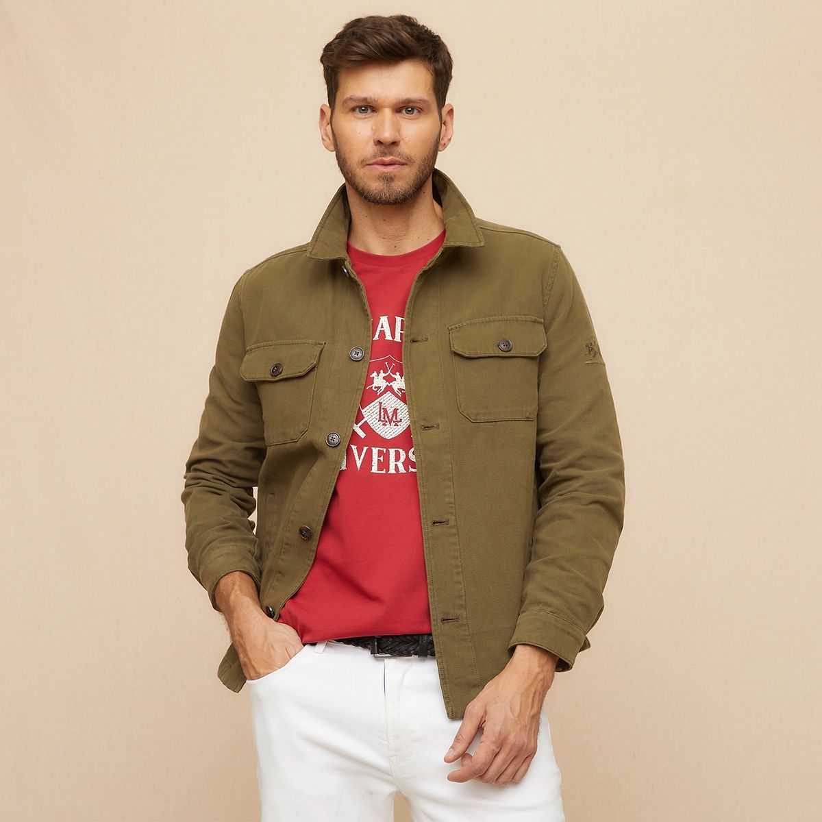 LA MARTINA - Chaqueta Sport Casual Regular Fit Hombre La Martina