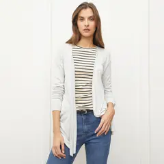 BASEMENT - Sweater Manga Larga Mujer Viscosa Diseño Liso