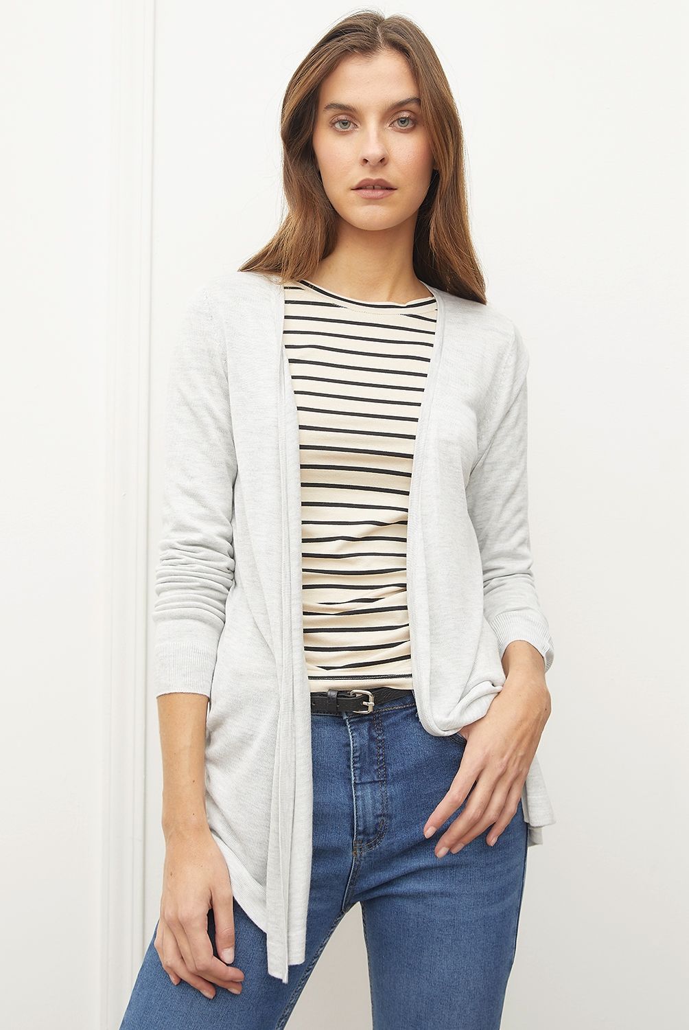 BASEMENT - Sweater Basement Manga Larga Mujer Viscosa Diseño Liso