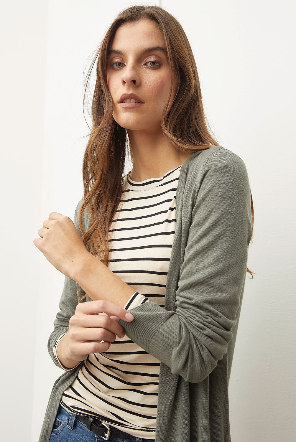 BASEMENT - Sweater Basement Manga Larga Mujer Viscosa Diseño Liso