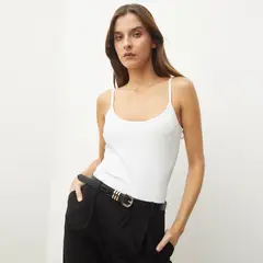 BASEMENT - Polera Sin Mangas Casual Slim Fit Mujer