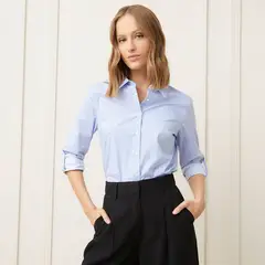 BASEMENT - Blusa Camisera Manga Larga Mujer