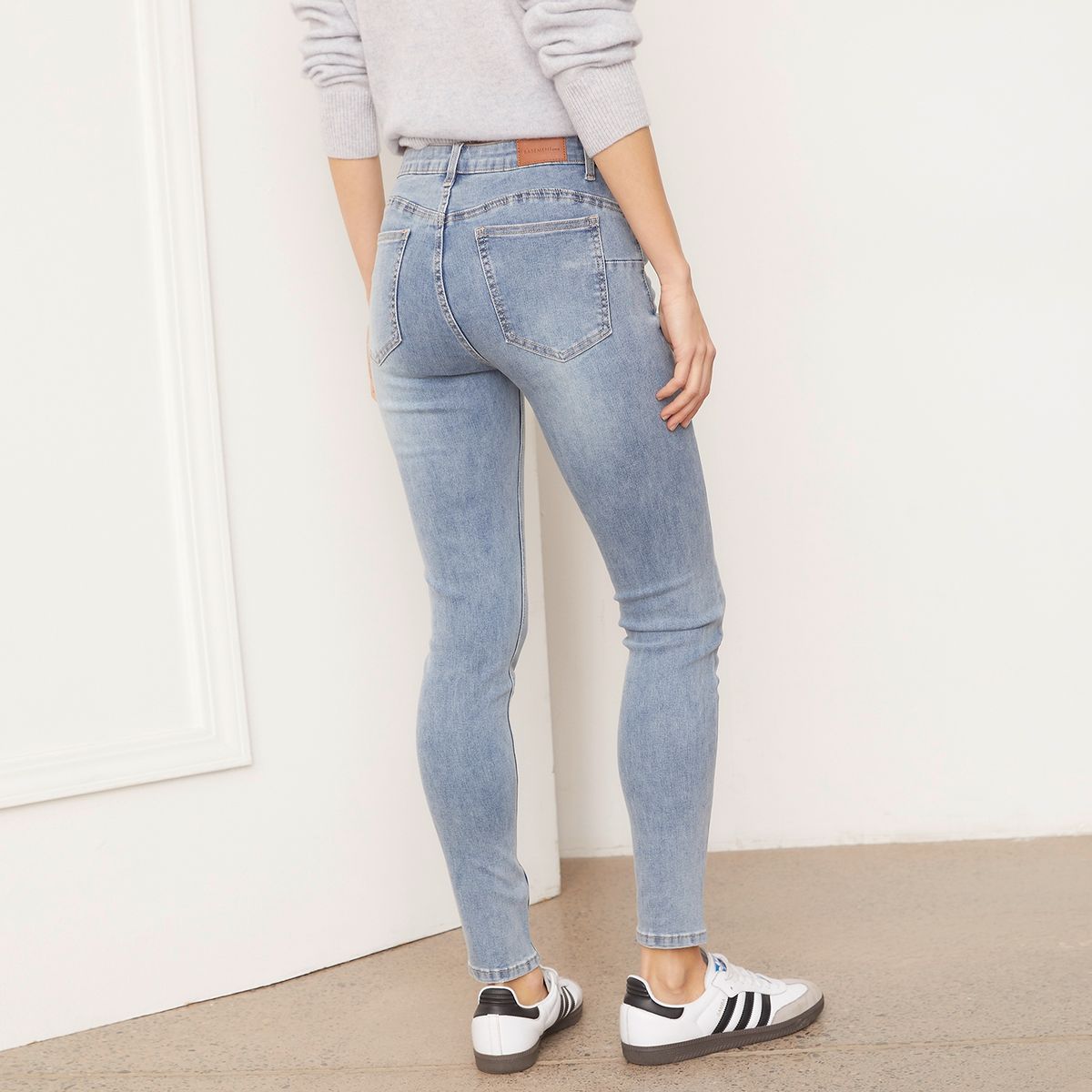 BASEMENT - Jeans Skinny Tiro Alto Mujer Basement