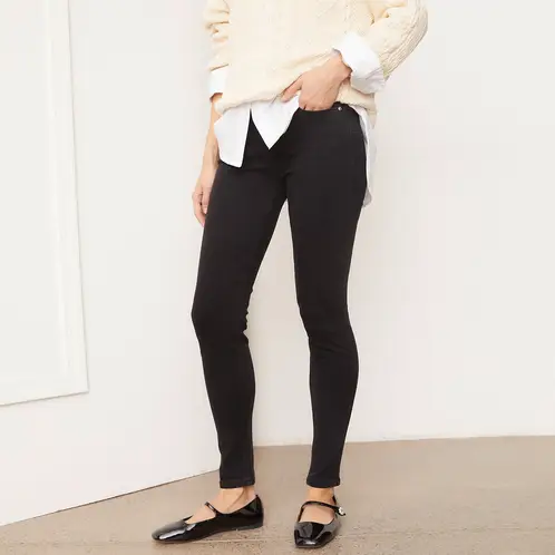 BASEMENT - Jeans Skinny Tiro Alto Mujer Algodón