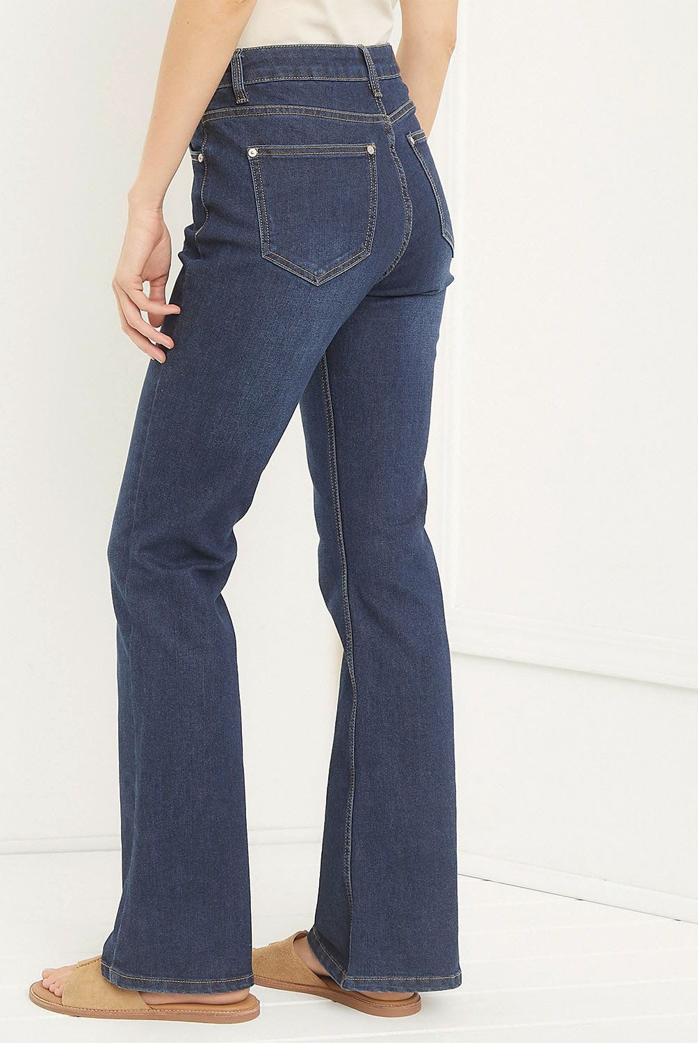 BASEMENT - Jeans Flare Tiro Alto Mujer Basement