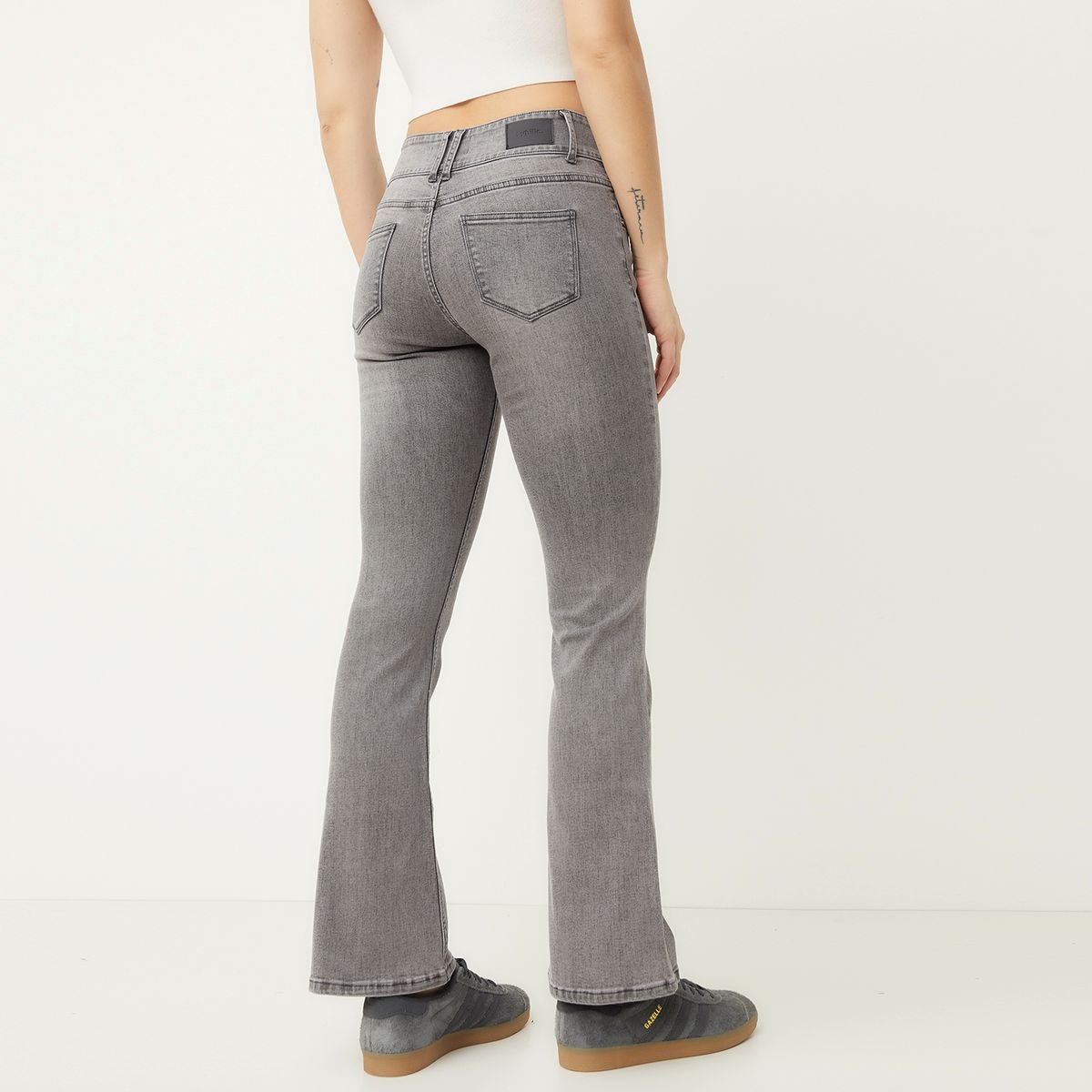 SYBILLA - Jeans Flare Tiro Bajo Mujer Sybilla