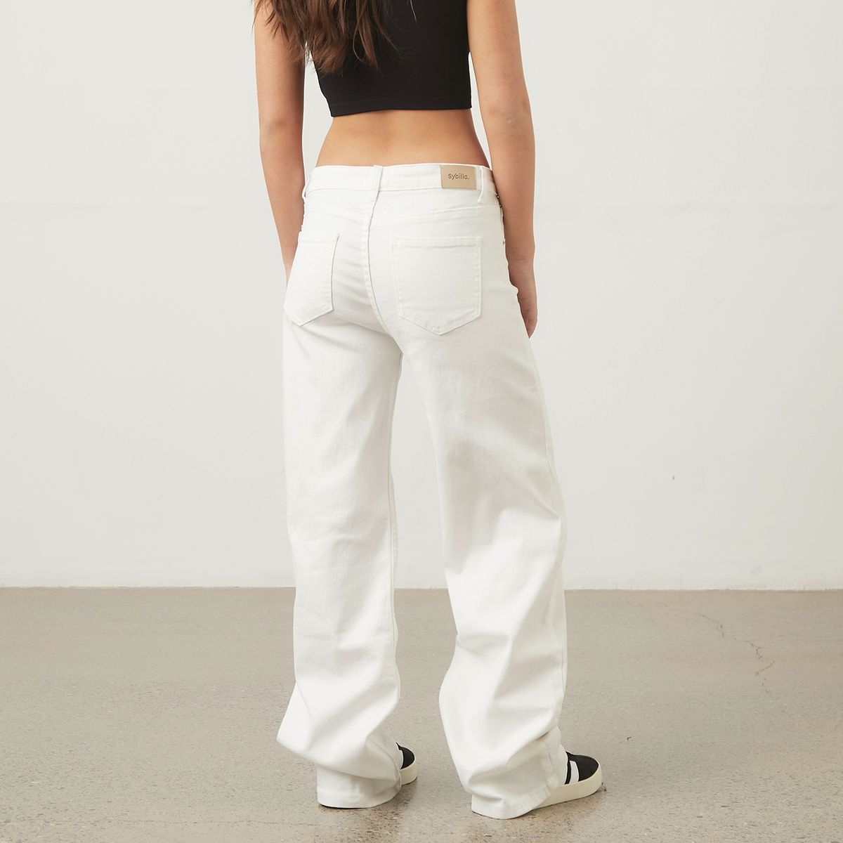 SYBILLA - Jeans Tiro Medio Mujer Sybilla