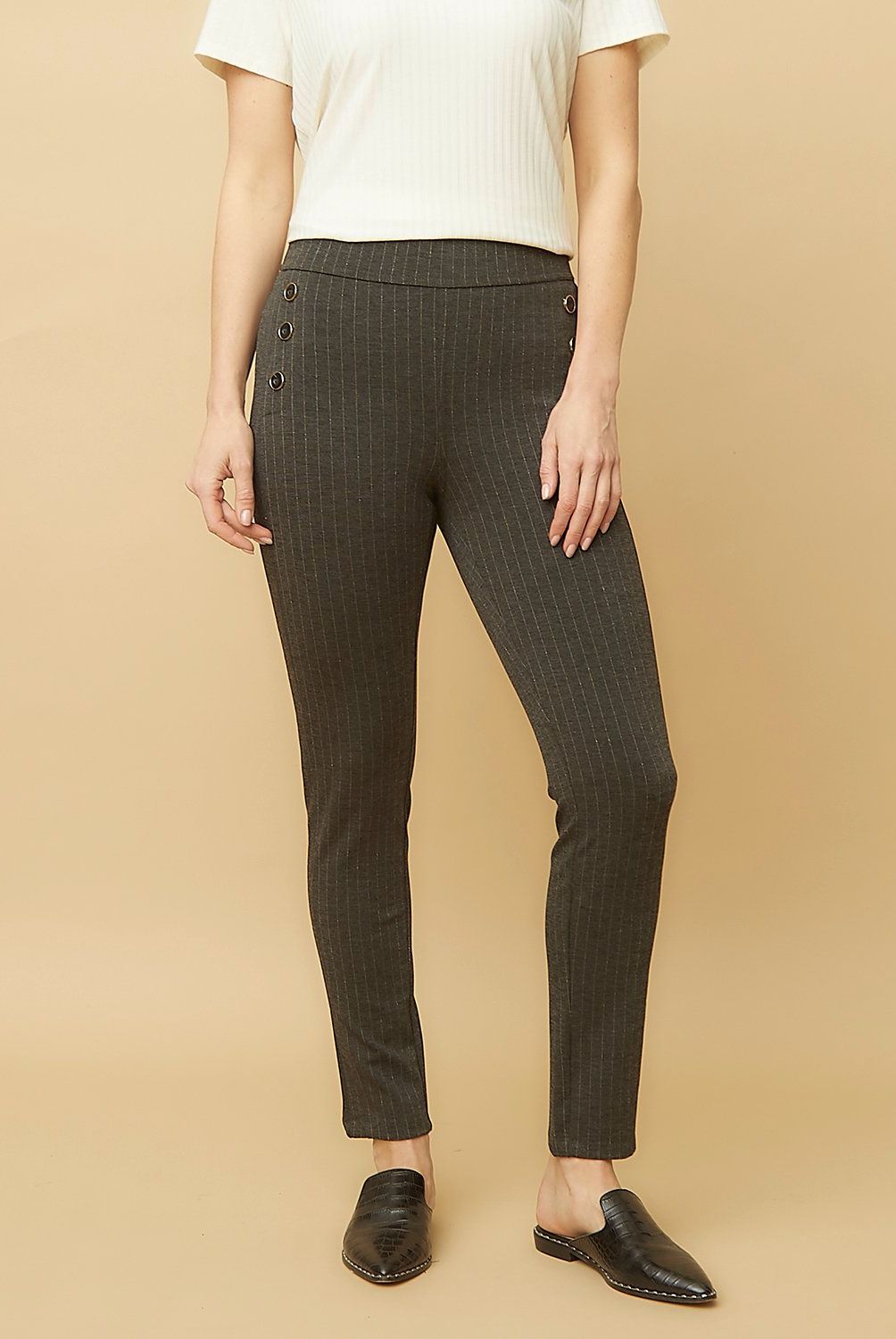 S COCCI - Leggings S.cocci Tiro Alto Mujer Casual Viscosa