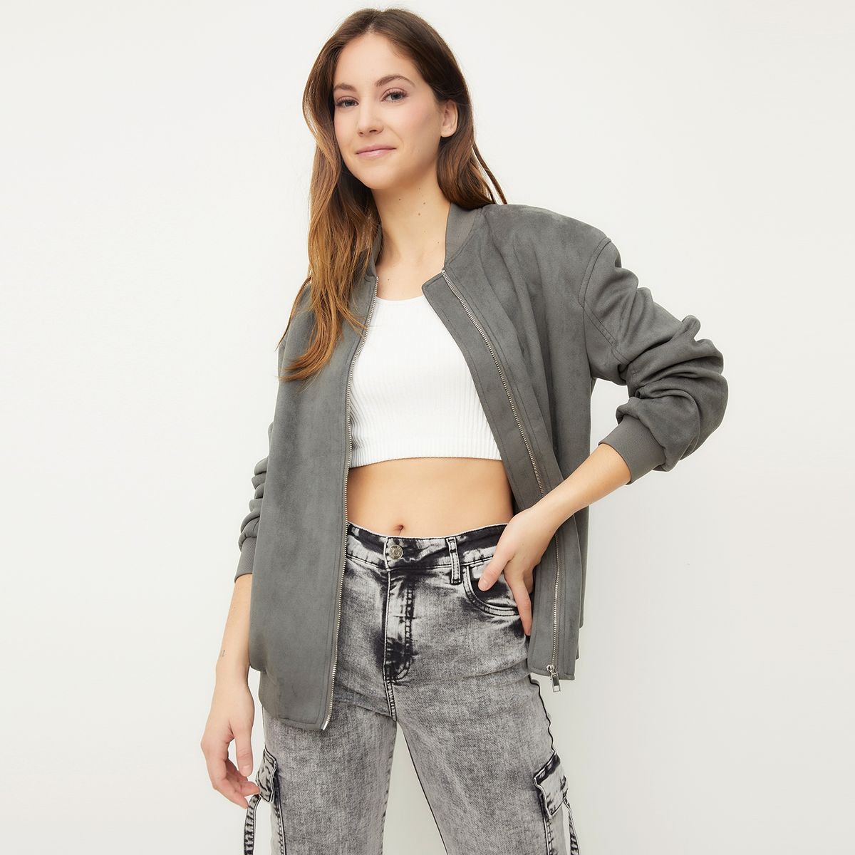 SYBILLA - Chaqueta Bomber Mujer Sybilla