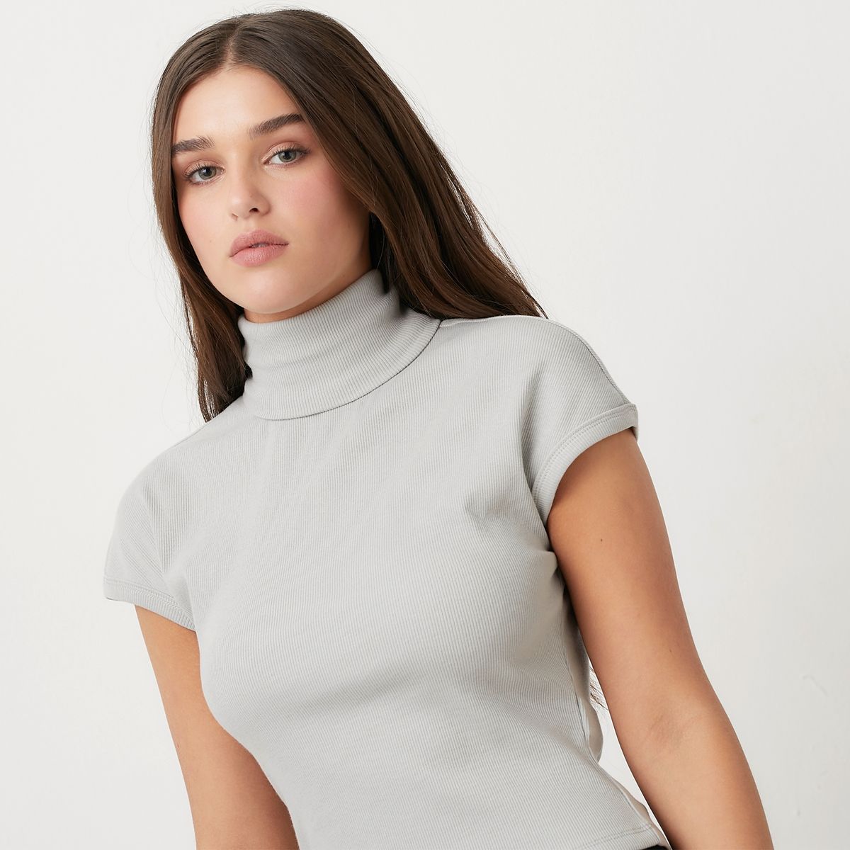 SYBILLA - Polera Casual Mujer Algodón