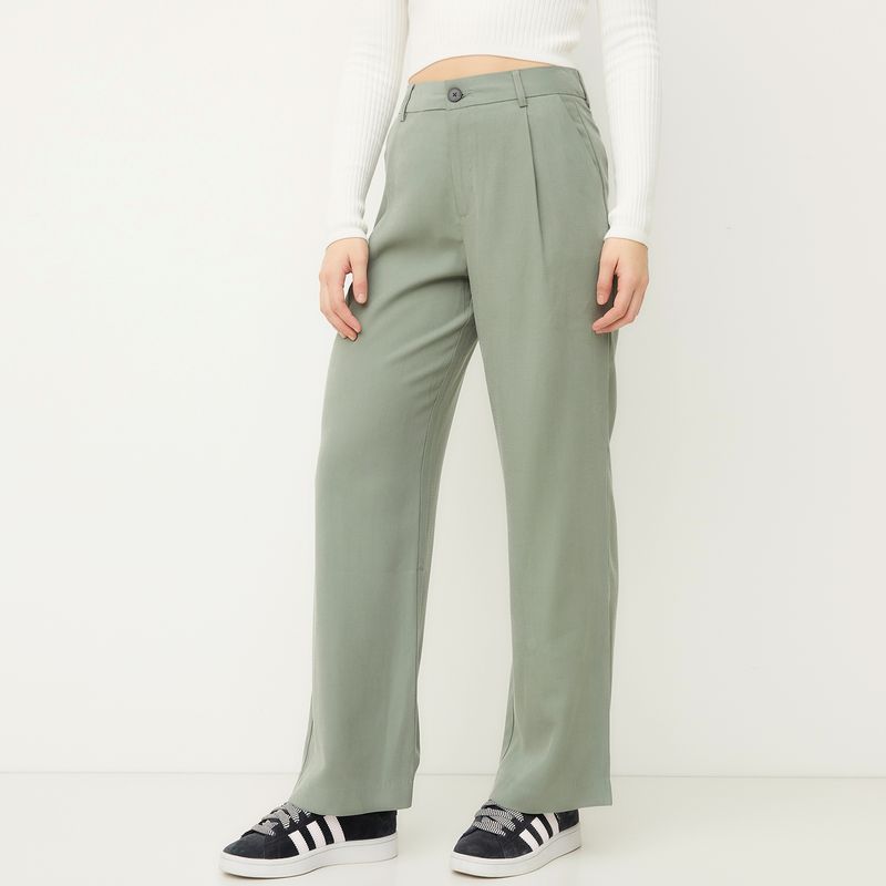 SYBILLA - Pantalón Tiro Alto Mujer Sybilla