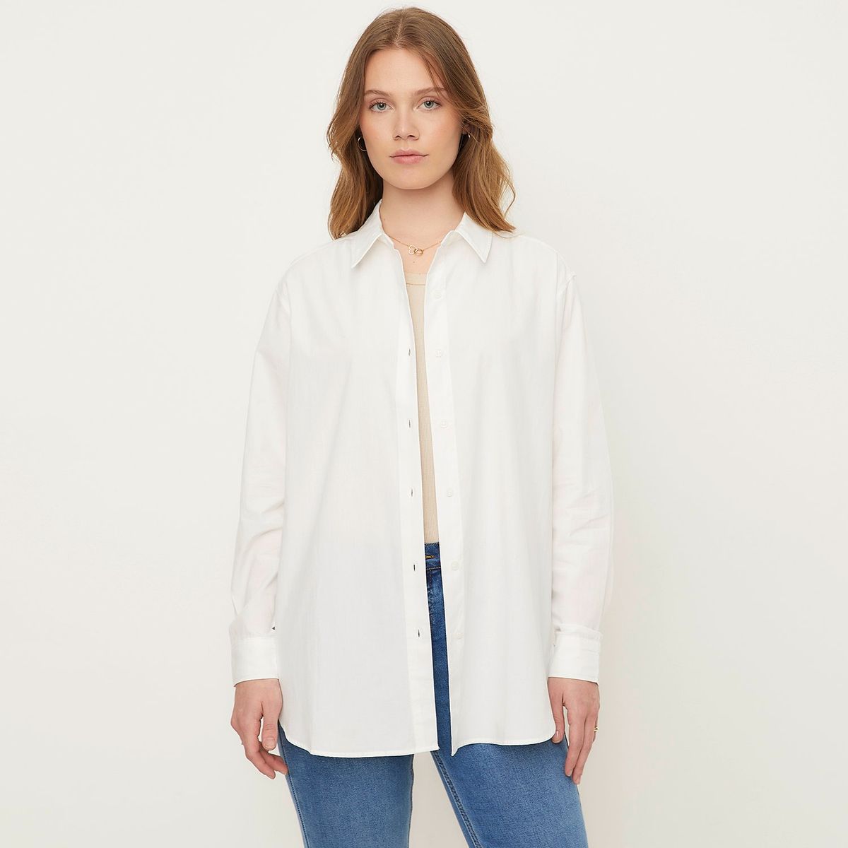 SYBILLA - Blusa Manga Larga Algodón Mujer Sybilla