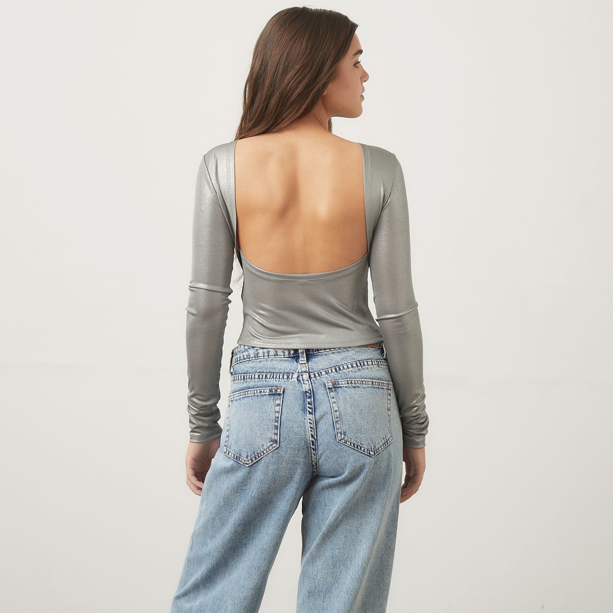 SYBILLA - Polera Casual Mujer Poliéster