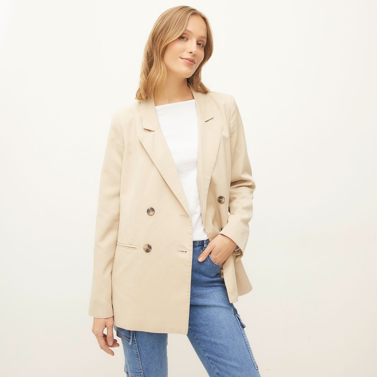 UNIVERSITY CLUB - Blazer Mujer University Club Regular Fit Lyocell