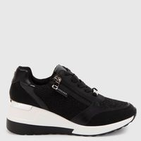 Zapatillas Urbanas Mujer Cuero Plataforma Media