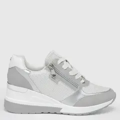 APOLOGY - Zapatilla Urbana Mujer Cuero Blanco