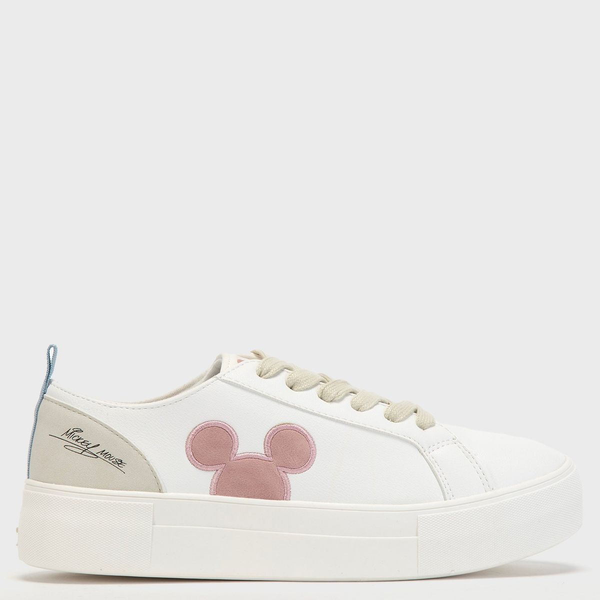 DISNEY - Zapatilla Urbanas Mujer Blanco Disney