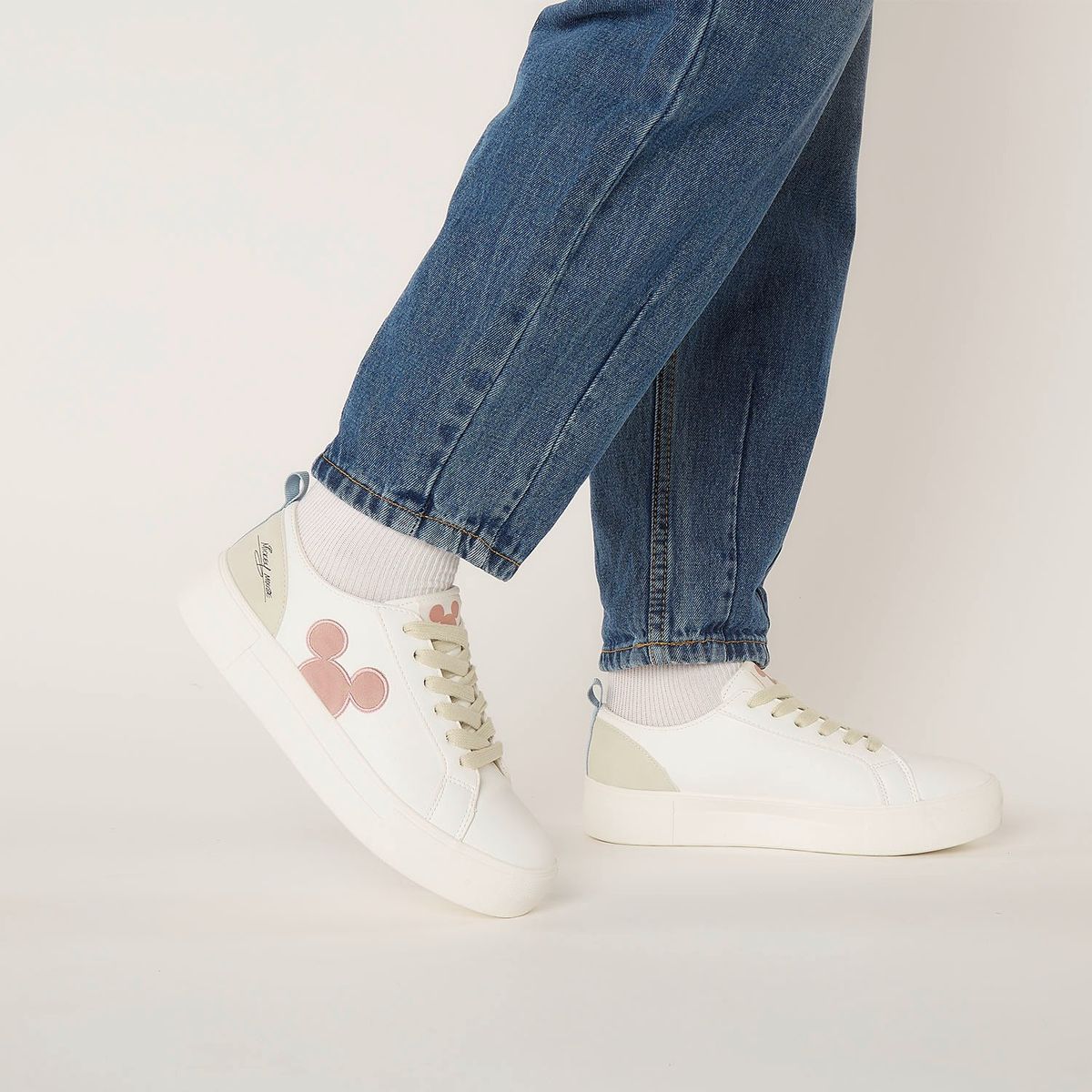 DISNEY - Zapatilla Urbanas Mujer Blanco Disney