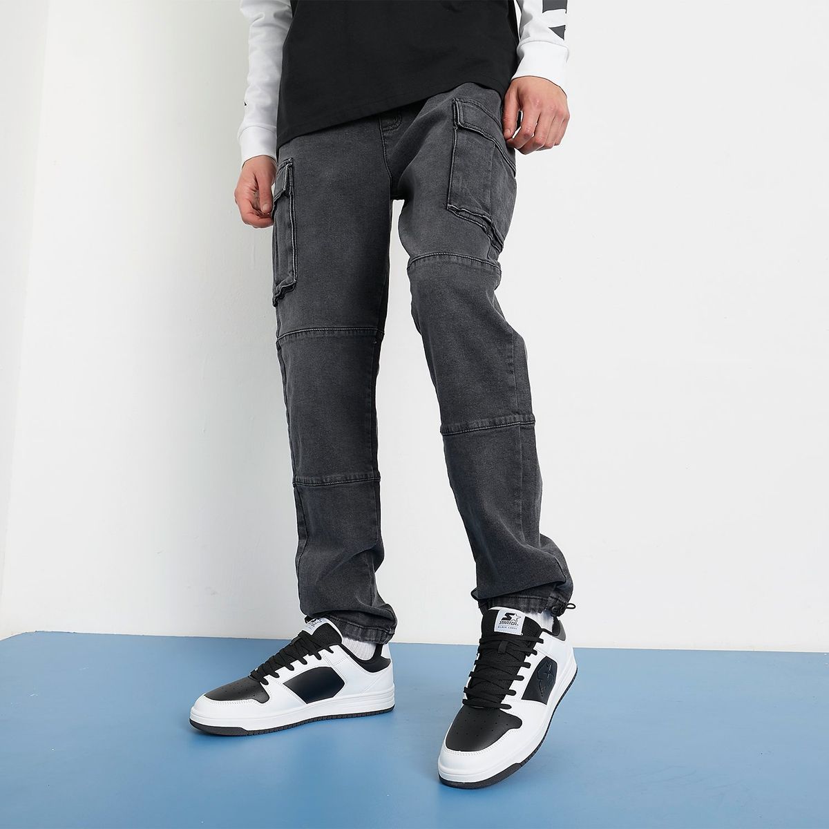 STARTER - Zapatilla Urbana Hombre Negro Starter