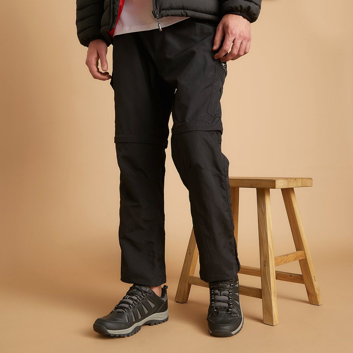 MOUNTAIN GEAR - Zapatilla Outdoor Hombre Negro Mountain Gear