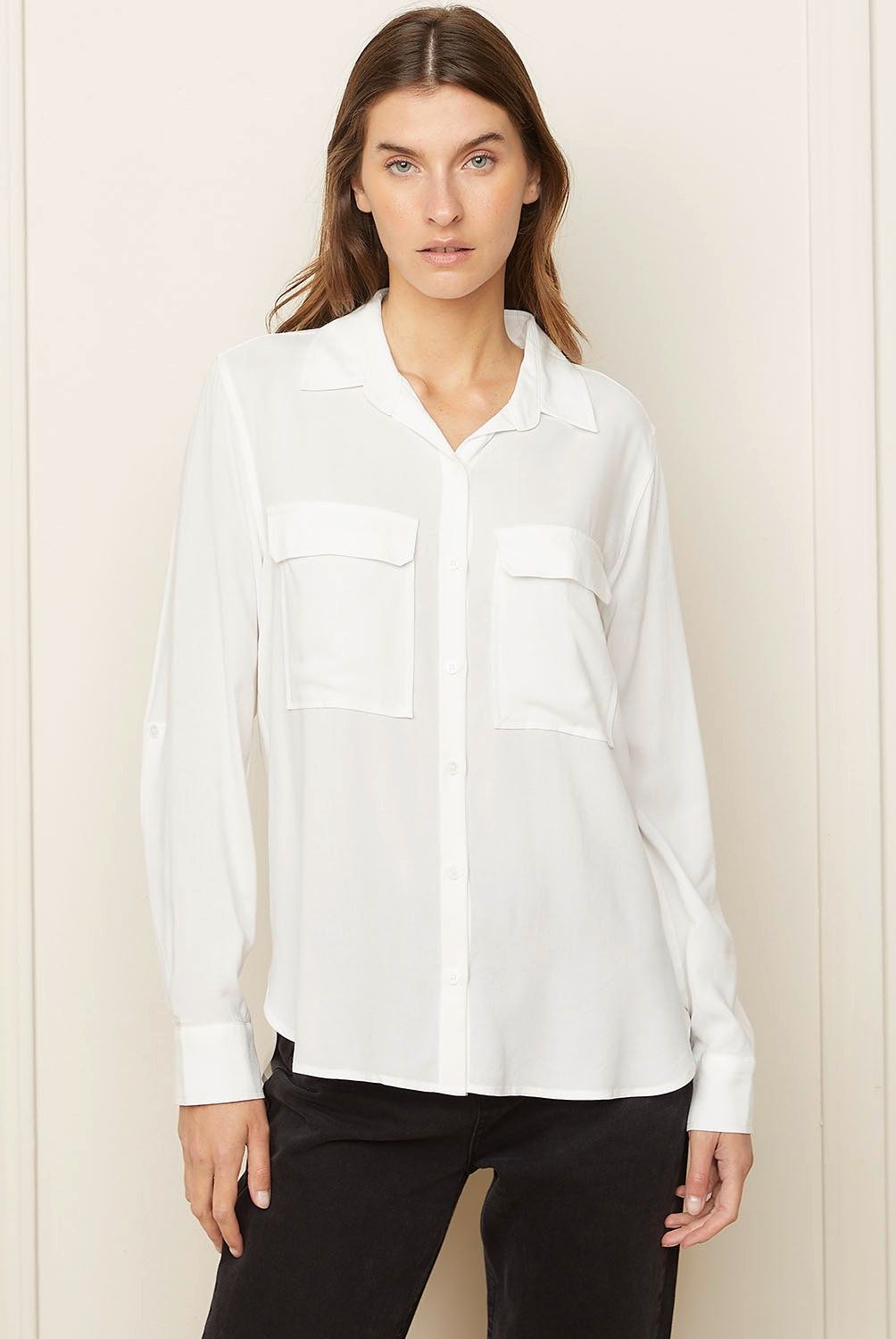 BASEMENT - Blusa Camisera Manga Larga Mujer Basement