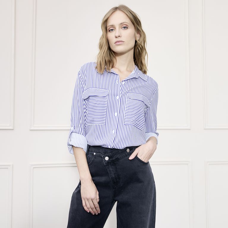 Blusa Manga Larga Mujer