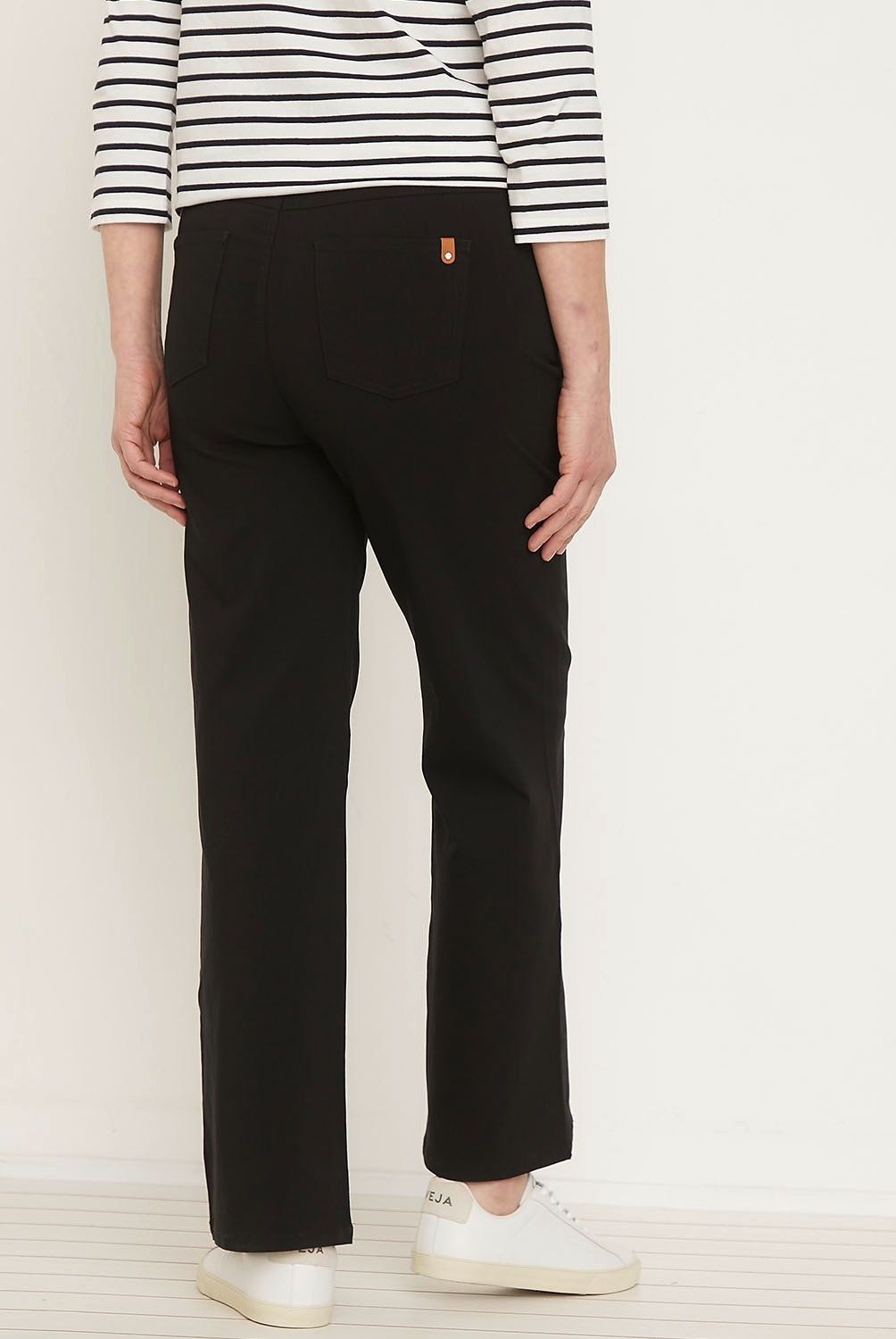 NEWPORT - Pantalón Straight Tiro Alto Mujer Newport