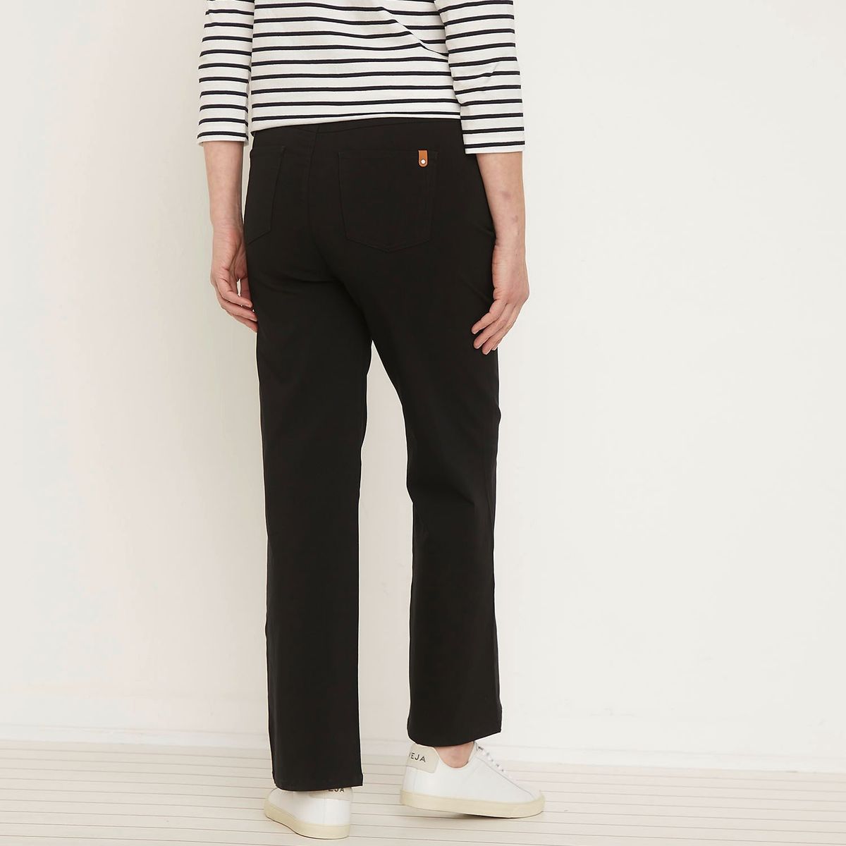 NEWPORT - Pantalón Straight Tiro Alto Mujer Newport