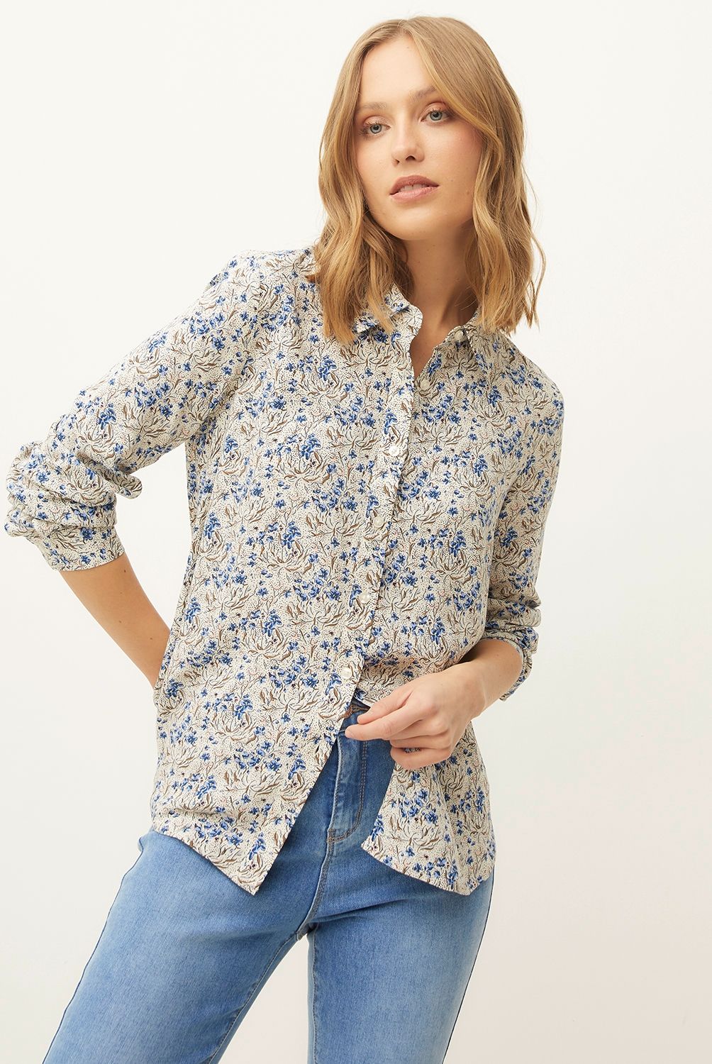 UNIVERSITY CLUB - Blusa Manga Larga Mujer University Club