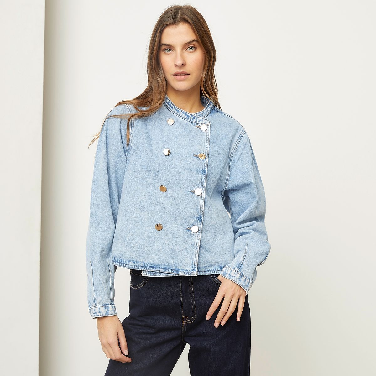 BASEMENT - Chaqueta Denim Mujer Basement