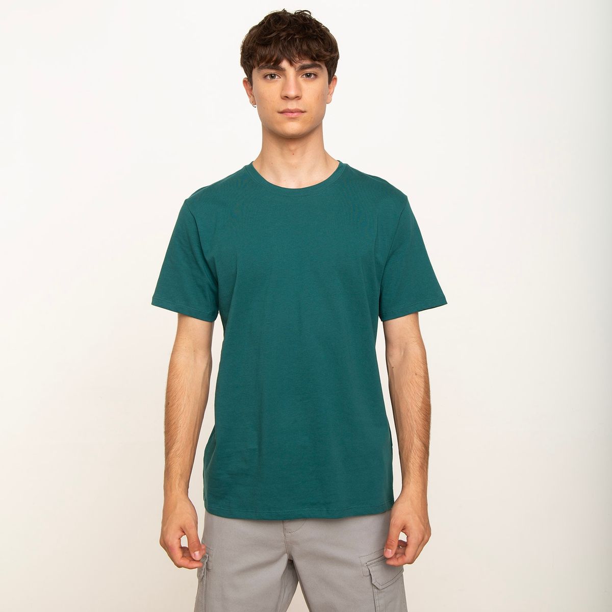 BEARCLIFF - Polera Manga Corta Slim Fit Hombre Bearcliff