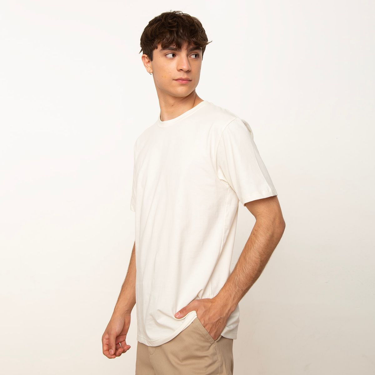 BEARCLIFF - Polera Manga Corta Slim Fit Hombre Bearcliff