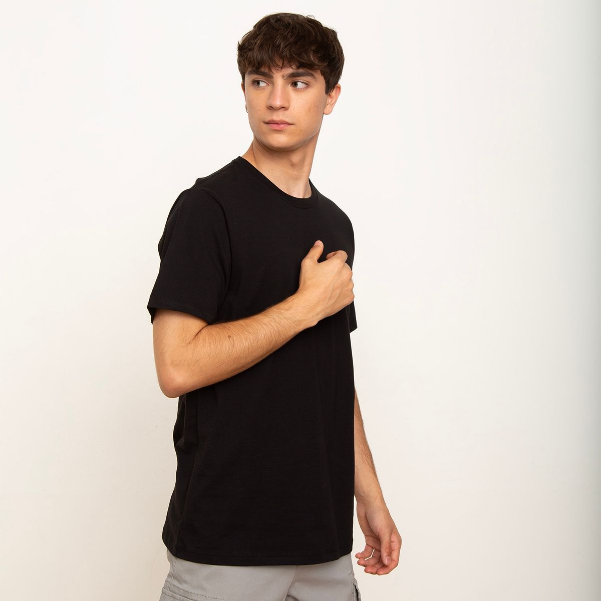 BEARCLIFF - Polera Manga Corta Slim Fit Hombre Bearcliff
