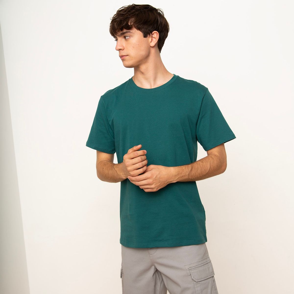 BEARCLIFF - Polera Manga Corta Slim Fit Hombre Bearcliff