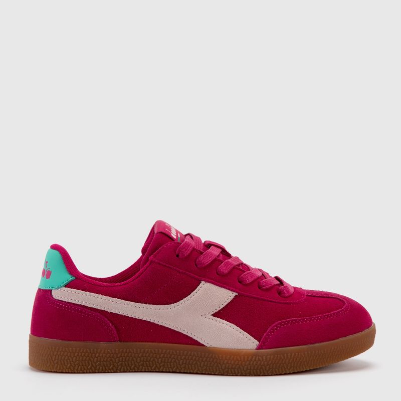 DIADORA - Bamtela Zapatilla Urbana Mujer Cuero Rosado Diadora