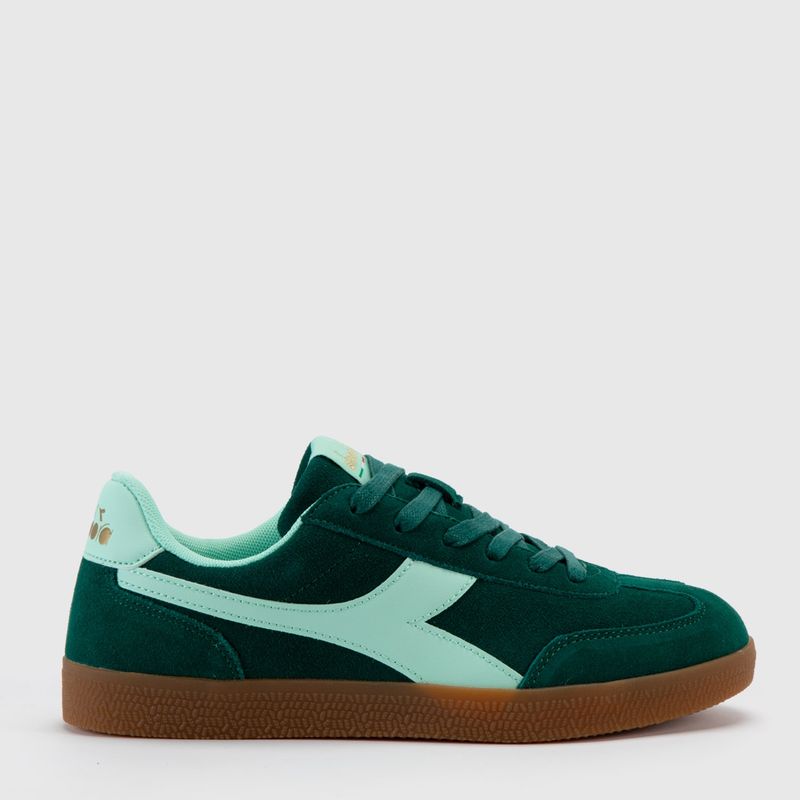 DIADORA - Bamtela Zapatilla Urbana Mujer Cuero Verde Diadora