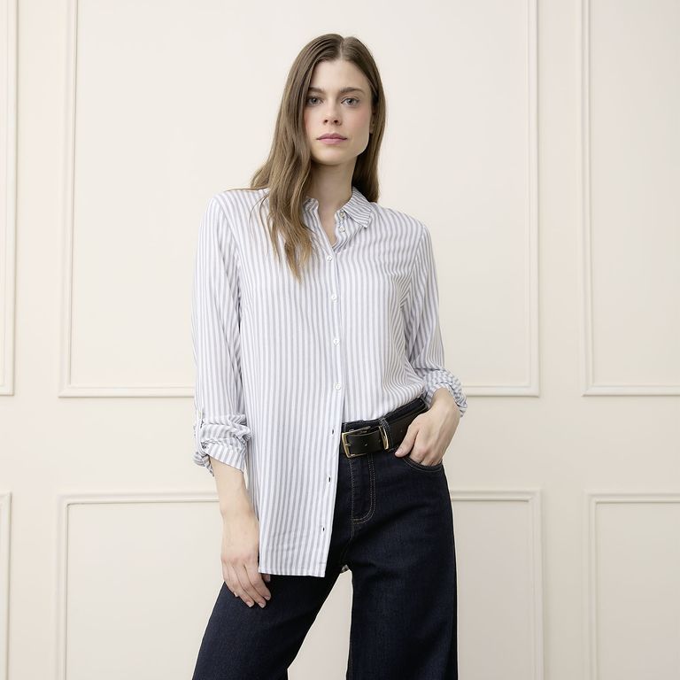 Blusa Rayas Mujer