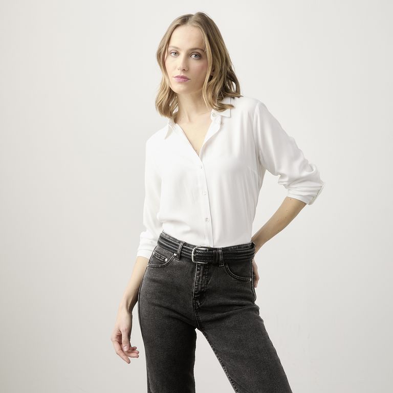BASEMENT Blusa Rayas Mujer