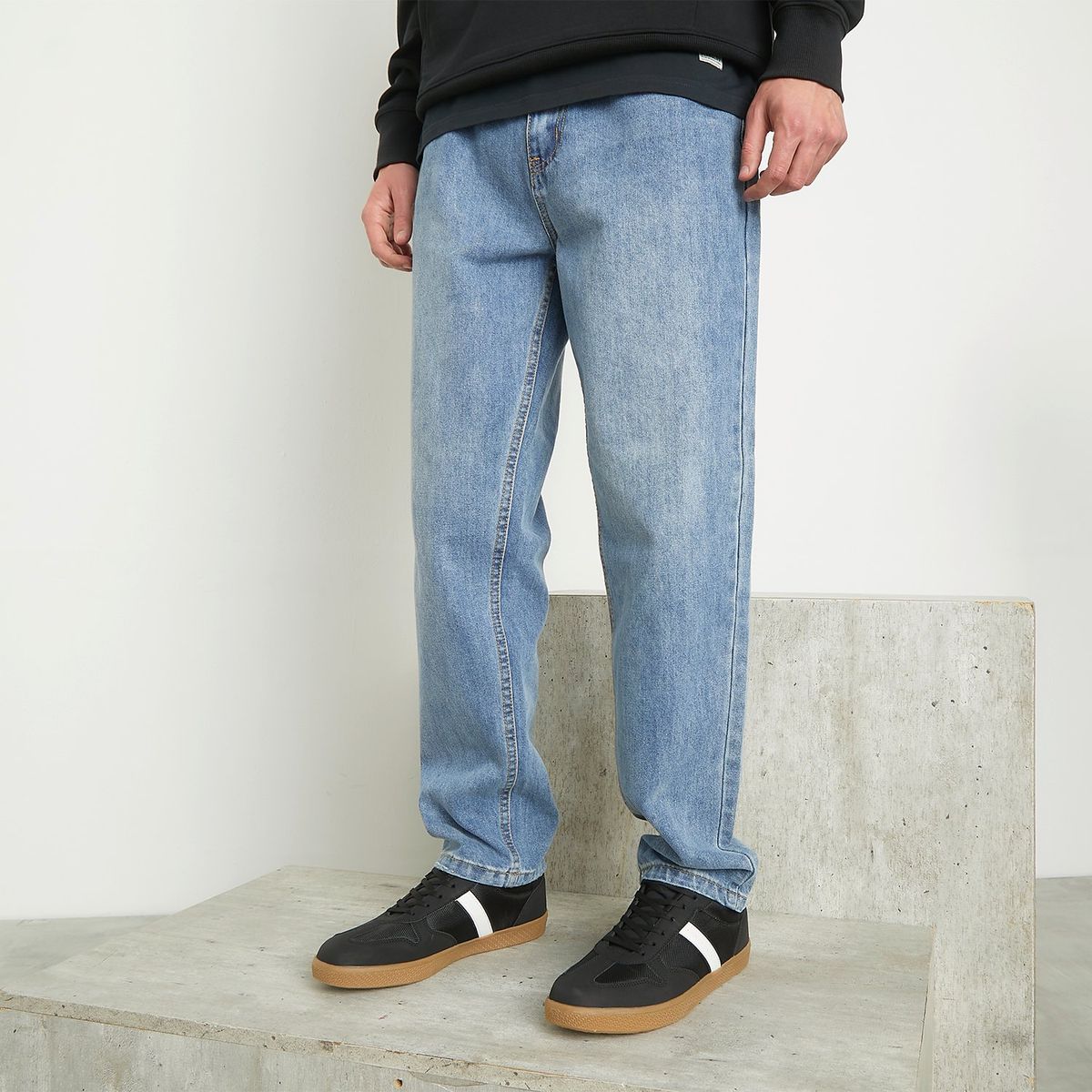 BEARCLIFF - Zapatilla Urbana Hombre Negro Bearcliff